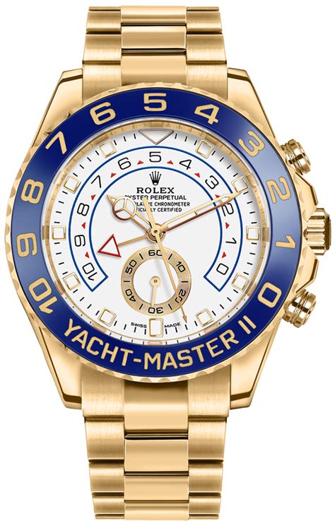 rolex yachtmaster ii solid gold model 116688|Rolex yachtmaster 2 tone.